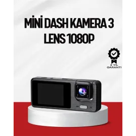 3 Kameralı DVR Araç Kamerası – Tam Güvenlik, Tam Kapsama