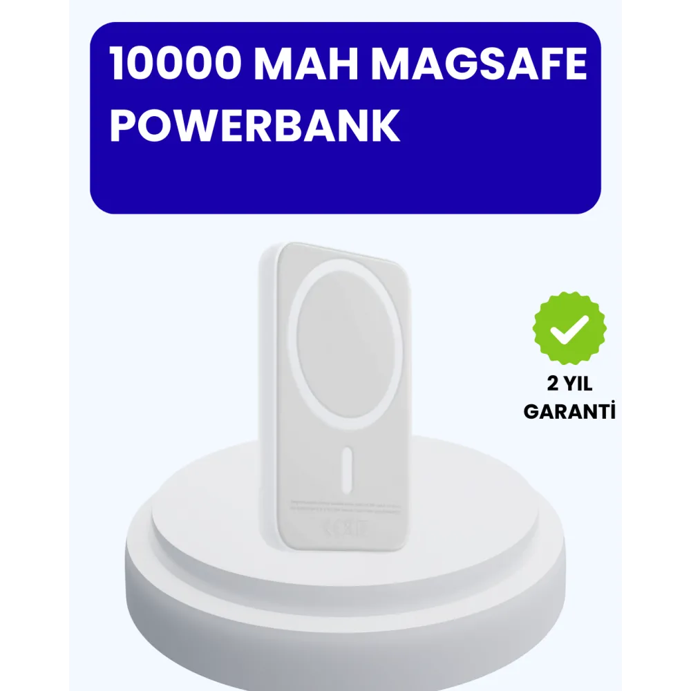 Magsafe Manyetik Powerbank – Iphone İçin Hızlı, Kablosuz Ve Güvenli Şarj