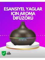 Zamanlayıcılı ve Otomatik Kapanmalı Aromaterapi Nemlendirici Difüzör