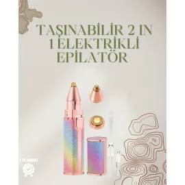 Mini Elektrikli Epilatör Cihazı – USB Şarjlı, Acısız Yüz ve Kaş Bakım Aleti