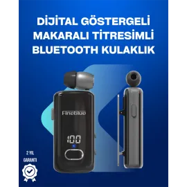 Fineblue F580 – Klipsli Bluetooth Kulaklık, Gürültü Engelleyici, Uzun Pil Ömürlü