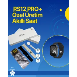 . RS12 PRO+ 2025 Serisi Full Ekranlı Akıllı Saat –..