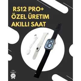 Rs12 Pro+ 2025 Serisi Garantili Özel Üretim Akıllı Saat – Amoled Ekran, Gps, 2Gb Hafıza, Sesli Görüşme, Uzun Şarj Süresi