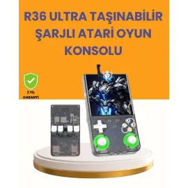 R36 Ultra Taşınabilir Konsol – 3000 mAh Batarya, WiFi ve RGB Destekli, 30.000 Oyun