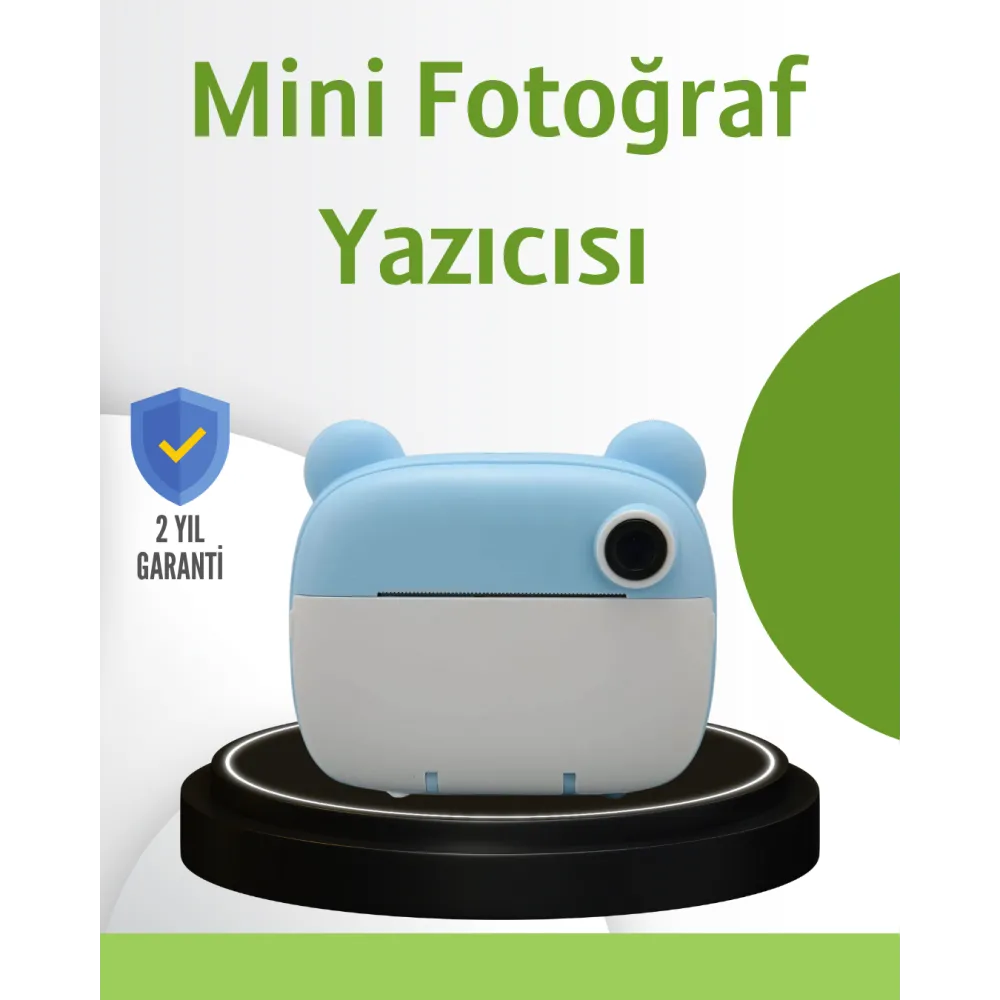 12 Özel Efektli ve Self-Timer Fonksiyonlu Baskı Kamera