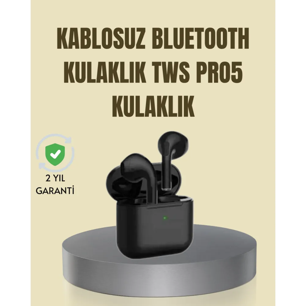Bluetooth 5.1 Teknolojili TWS Pro 5 – Güçlü ve Kararlı Bağlantı