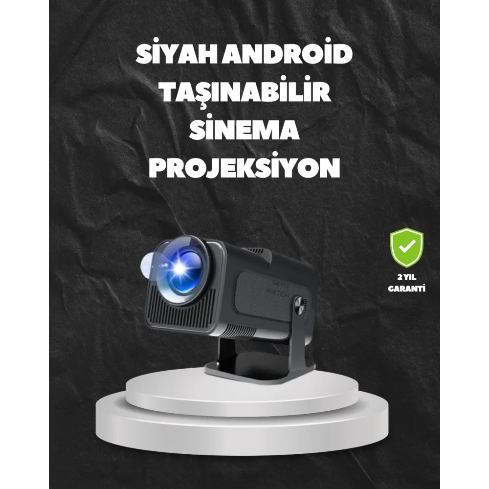 WiFi6 ve Bluetooth 5.0 Teknolojili Kablosuz Bağlantı Özellikli Projektör