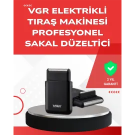 Abs Gövdeli Süper İnce Elektrikli Sakal Kesici – 45 Dk Kablosuz Kullanım, Yanak Makası Dahil