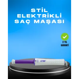 GW Saç Kıvırma Makinesi – 360° Döner Başlık, Negatif İyon Teknolojisiyle