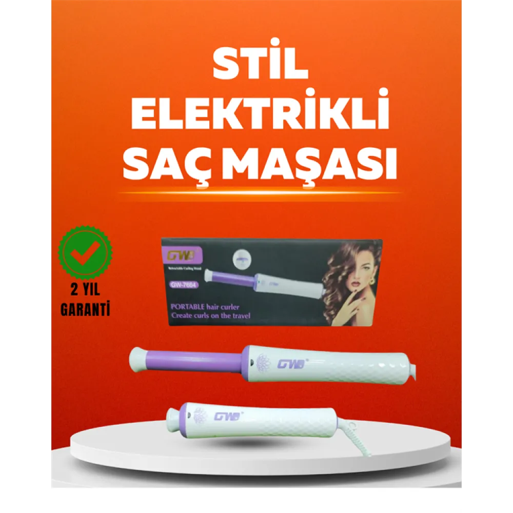 Hızlı Isınan, Kompakt ve Güvenli – Tüm Saç Tiplerine Uygun Kıvırma Cihazı