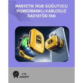 Sessiz Çalışan Yarı İletken Telefon Soğutucu | iOS ve Android Uyumlu | 10W Güç