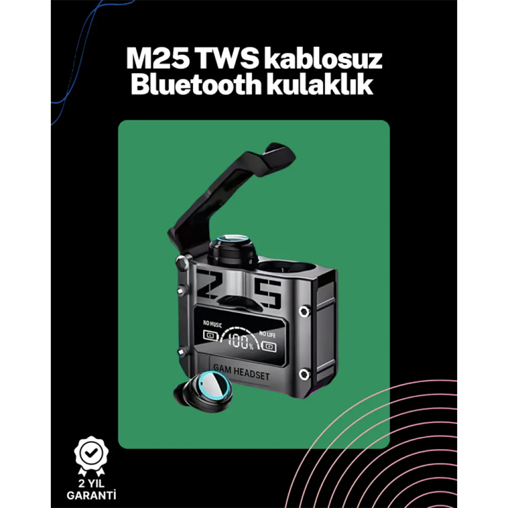 Kablosuz Kulak İçi Kulaklık | Gecikmesiz Oyun Modu | IOS ve Android Uyumlu