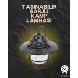 Kamp Ve Bahçe İçin Retro Led Fener – Sıcak Işık, Uzun Ömürlü Batarya