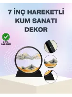 Zihin Açıcı Kum Manzarası – 3D Dinamik Kum Tablosu, Dekoratif, Dönüştükçe Yenilenen Sakinleştirici Sanat Eseri