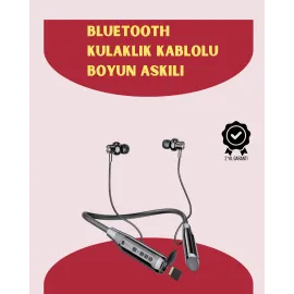120 Saat Pil Ömrüyle Boyun Askılı Bluetooth Kulakl..