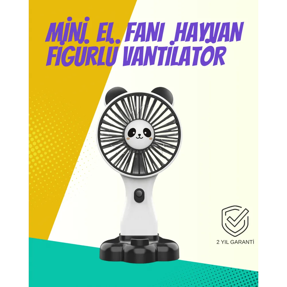 Çok Fonksiyonlu Mini El Fanı – Sessiz & Güçlü Yaz Yardımcısı