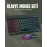RGB Aydınlatmalı Şarjlı Kablosuz Klavye ve Mouse Seti – Modern ve Kompakt Tasarım