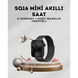 SQ-16 Mini Series 10 – Dokunmatik Akıllı Saat | Kalp Ritmi, SpO2, Uyku Takibi