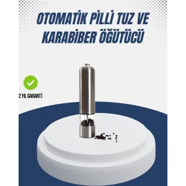 Tuz Baharat Öğütücü Otomatik Baharat Değirmeni Uzun Ömürlü Pratik