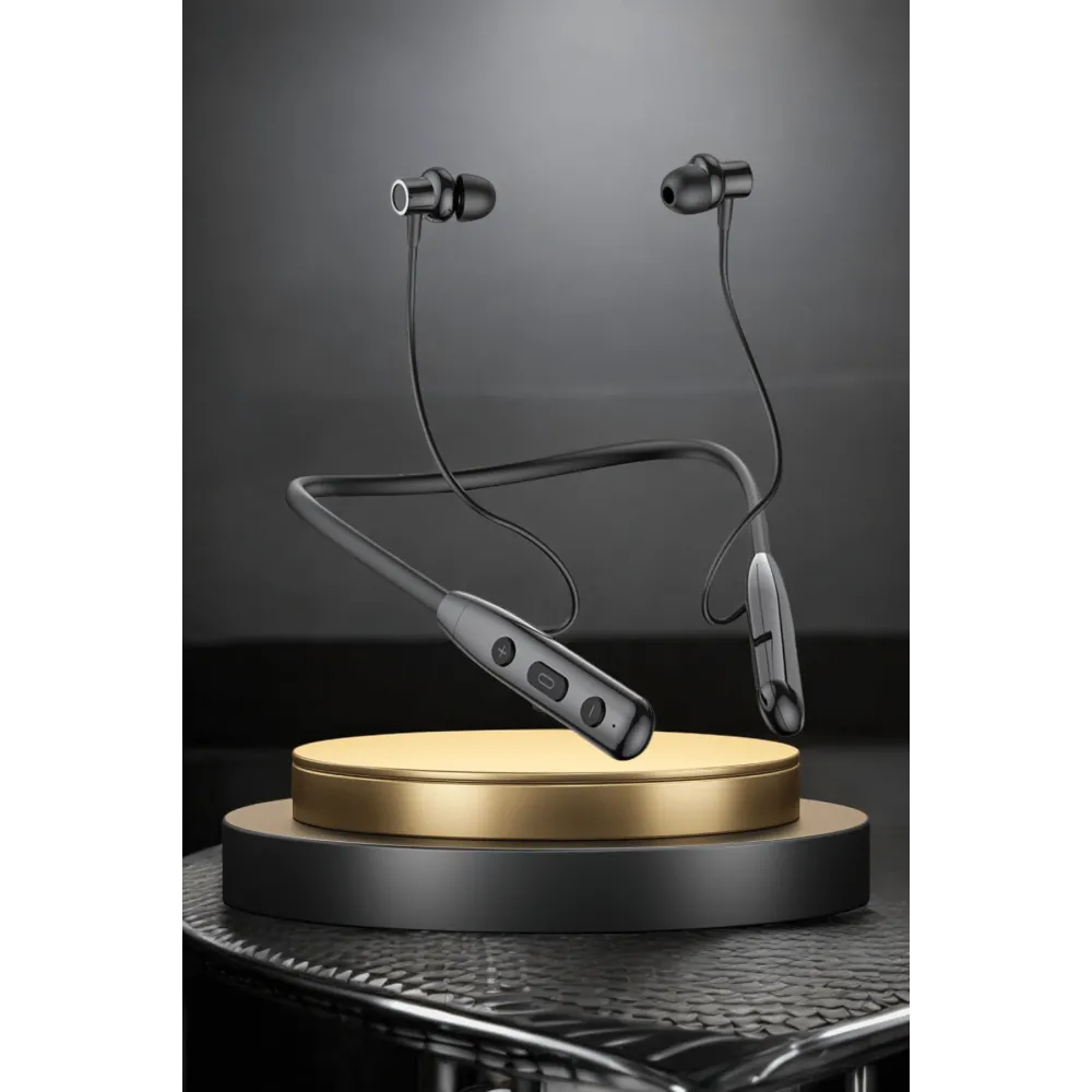 Kablolu Bluetooth Kulaklık Boyun Bantlı ANC Özelliği Yüksek Ses Kaliteli 100 saat