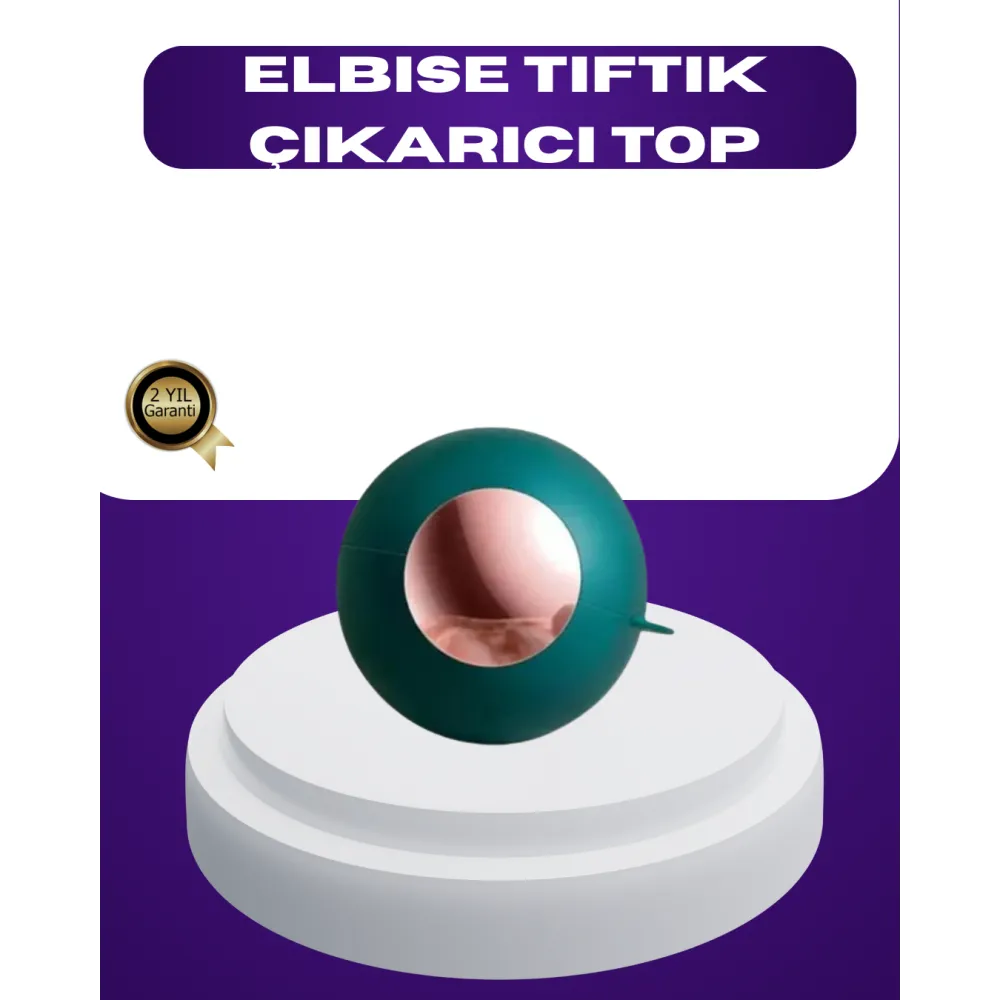Elbise Tiftik Çıkarıcı Top – Yeniden Kullanılabilir ve Yıkanabilir