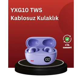 YXG10 Açık Kulak Bluetooth Kulaklık – Klipsli, Güvenli Spor Tasarım, 30 Saat Pil