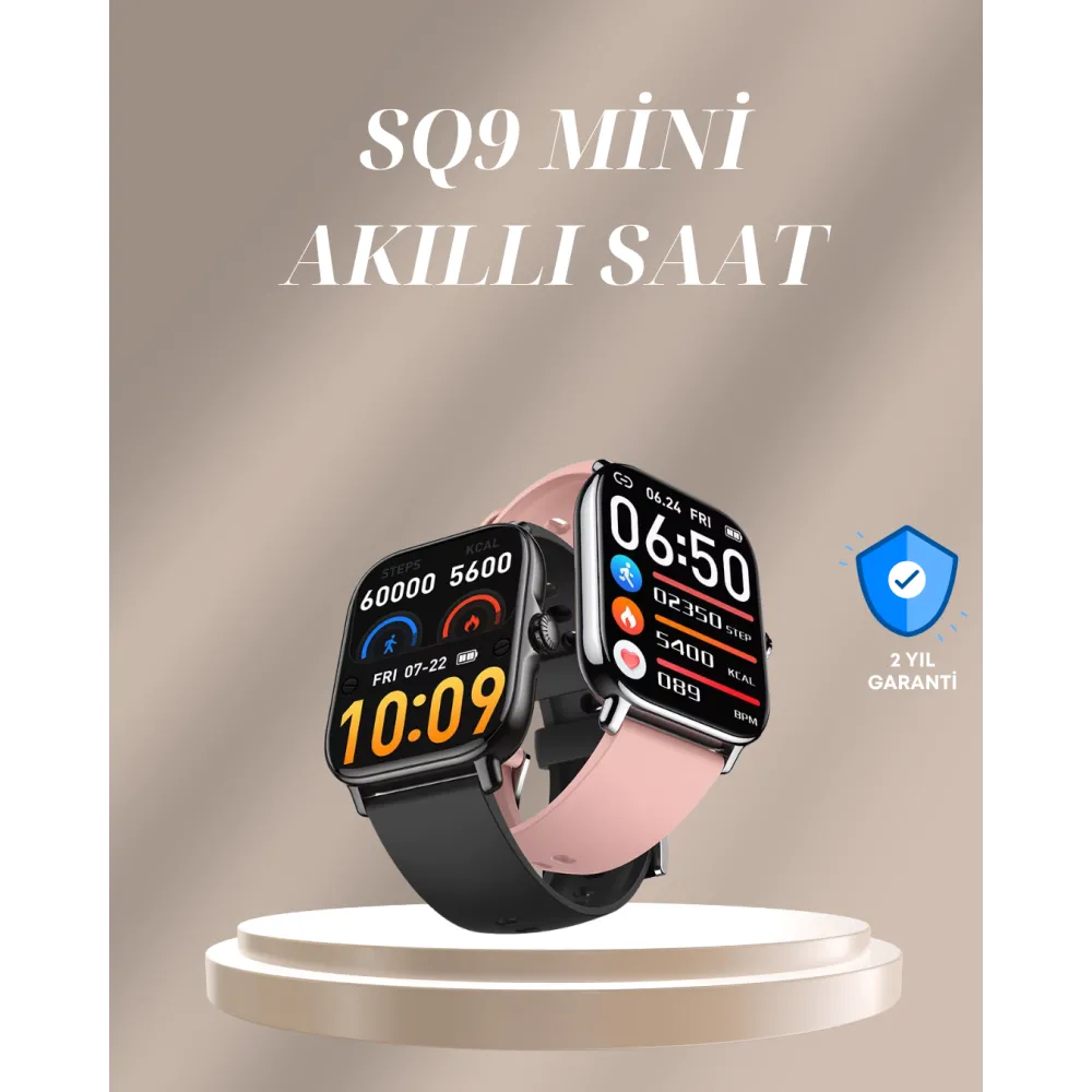 Ip67 Suya Dayanıklı Amoled Akıllı Saat Bildirim Ve Sağlık Takip Özellikli