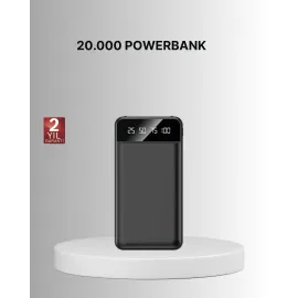 Taşınabilir 20.000 mAh Hızlı Şarj Powerbank 4 Çıkışlı