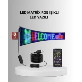 Gece Kullanıma Uygun  Pixel RGB LED Panel Estetik Atmosfer Işığı