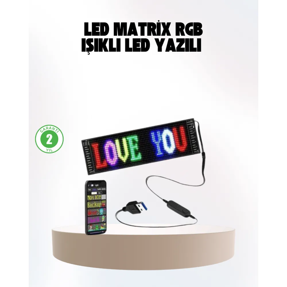 Şık ve Fonksiyonel RGB LED Panel Canlı Renk Yansımalı Işık Sistemi