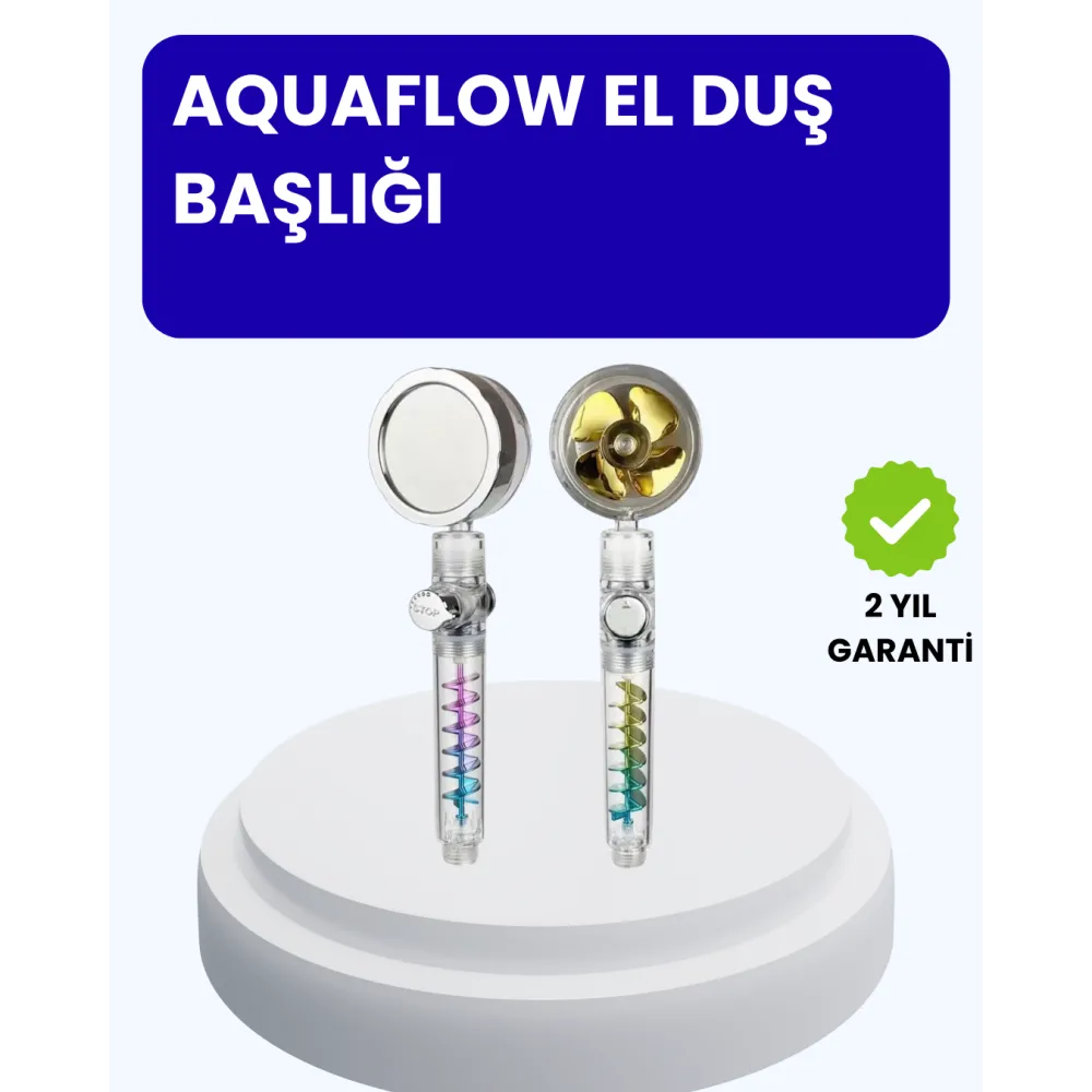 Sağanak Yağmur Etkili El Duşu – Start Stop Tuşlu Su Tasarruflu