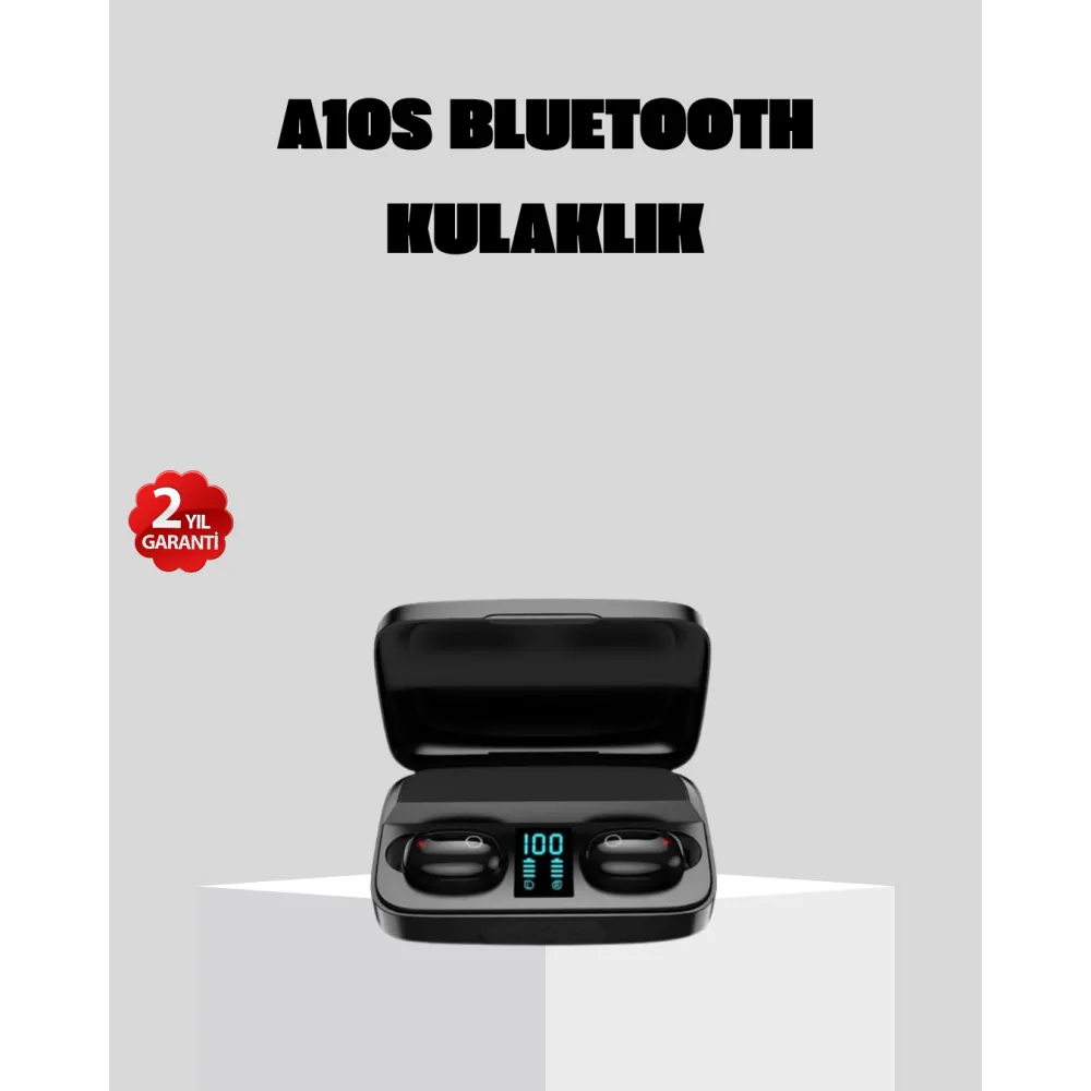 A10S Kablosuz Bluetooth Kulaklık – 1800Mah Powerbank, Otomatik Eşleşme, Ios/android Uyumlu