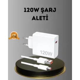 Turbo 120W Hızlı Şarj Cihazı – Kısa Devre ve Akım Koruma Özellikli