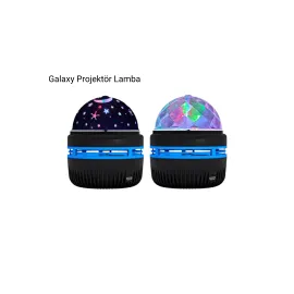 Galaxy Projektörlü Gece Lambası