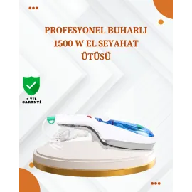 Kompakt Buharlı Ütü 1500W | Tüm Yüzeyler İçin Pratik ve Etkili