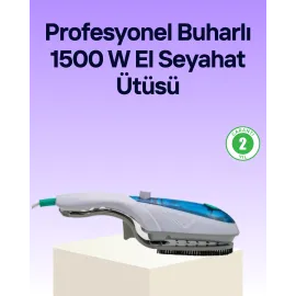 Portatif Buharlı Ütü Pratik Seyahat Tipi Kırışıklık Açıcı