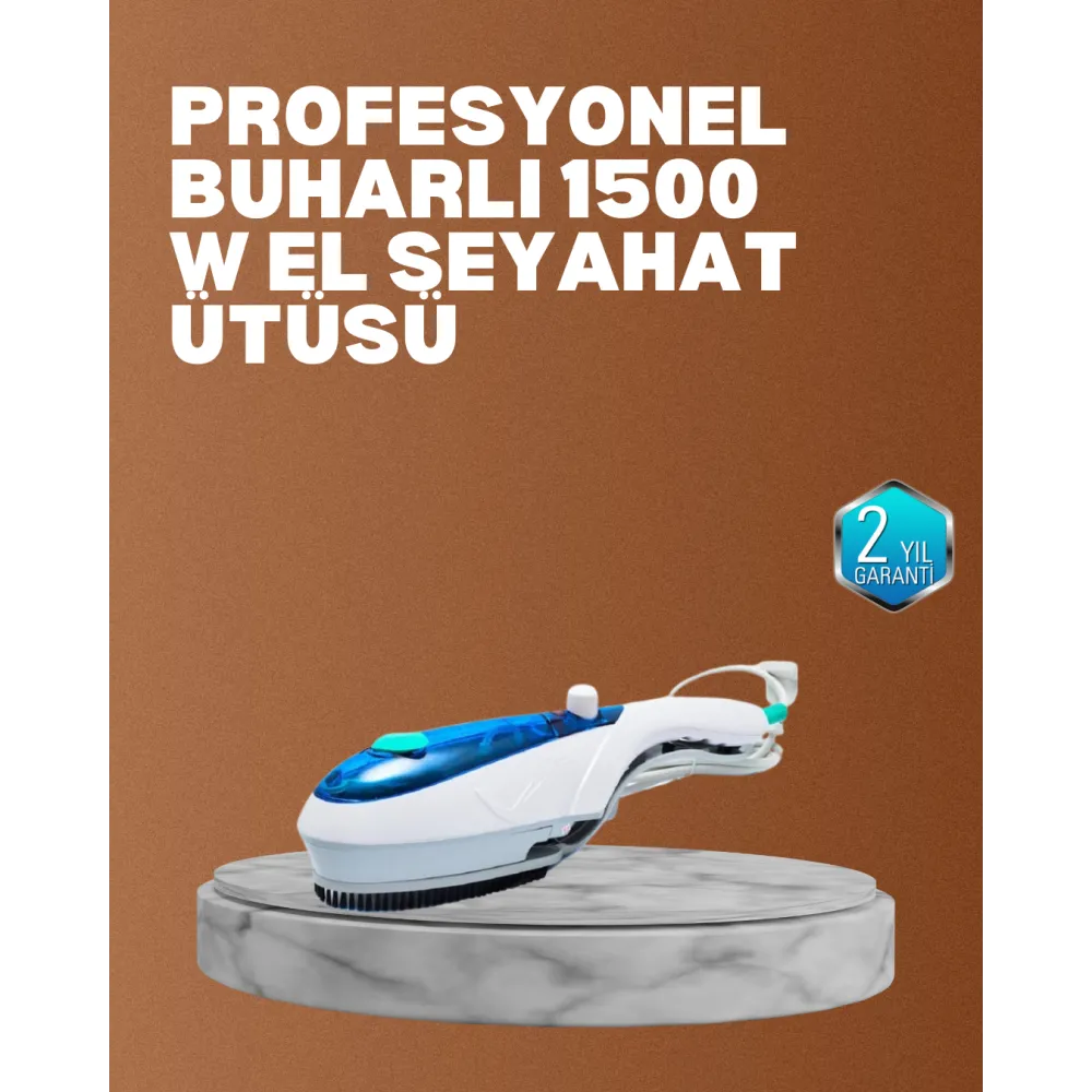 Seyahat Tipi Buharlı Ütü Portatif Kırışıklık Açıcı