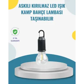 Taşınabilir Sıcak Işık Yayan Kamp Lambası