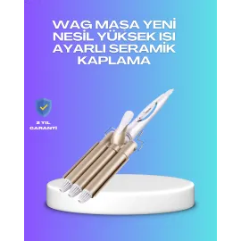 Hızlı Isınan Şarjlı Saç Kıvırıcı Maşa