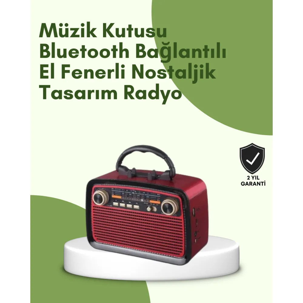 Kablosuz Bluetooth Hoparlör – Yüksek Ses Kalitesi, Uzun Pil Ömrü, Fm Ve Am Radyo Fonksiyonu