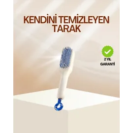 Pratik Mekanizmalı Saç Tarağı – Kendi Kendini Temizler, Taşınabilir