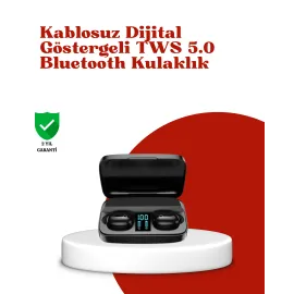 Dokunmatik Kontrollü ABS Malzemeli Bluetooth Kulaklık + Yüksek Kapasiteli Kutu