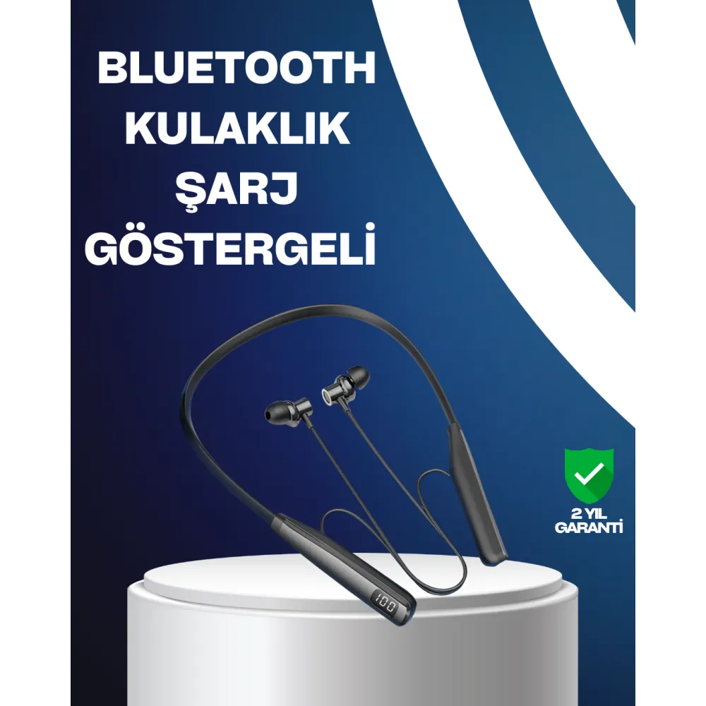 Bluetooth 5.3 Boyun Bantlı Kulaklık – Oyun ve Müzik Modu, SD Kart Desteği