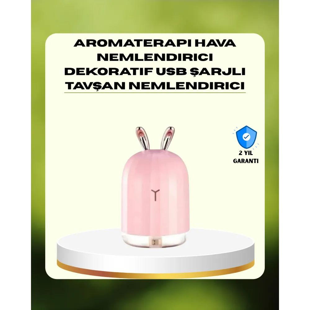 200 ml Ultrasonik Aroma Difüzör ve Hava Nemlendirici Gece Lambalı