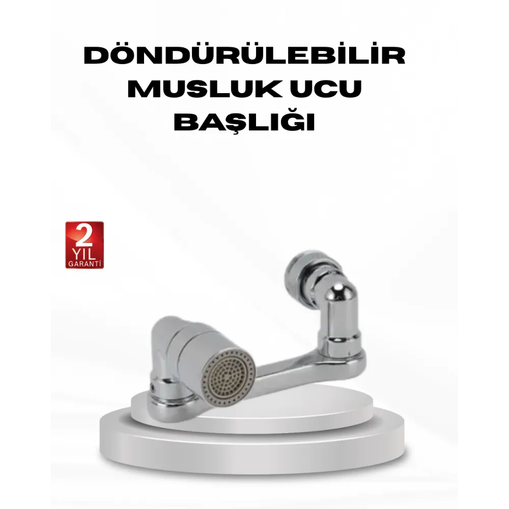 1080 Derece Musluk Aparatı – Tüm Lavabolara Uygun Esnek Başlık ve Su Akış Kontrolü