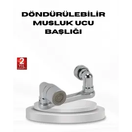 1080 Derece Musluk Aparatı – Tüm Lavabolara Uygun Esnek Başlık ve Su Akış Kontrolü
