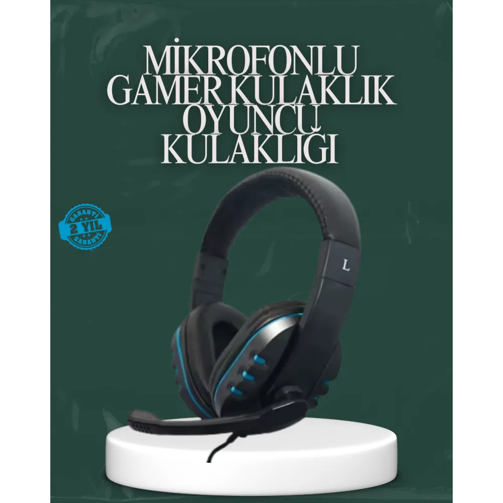 Kablolu Gaming Headset – Net Ses Ayrımı ve Ayarlanabilir Konfor