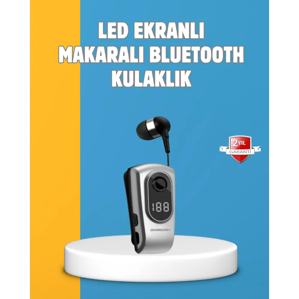 Titreşimli Bluetooth Kulaklık – Hızlı Şarj ve Uzun Bekleme Süresi