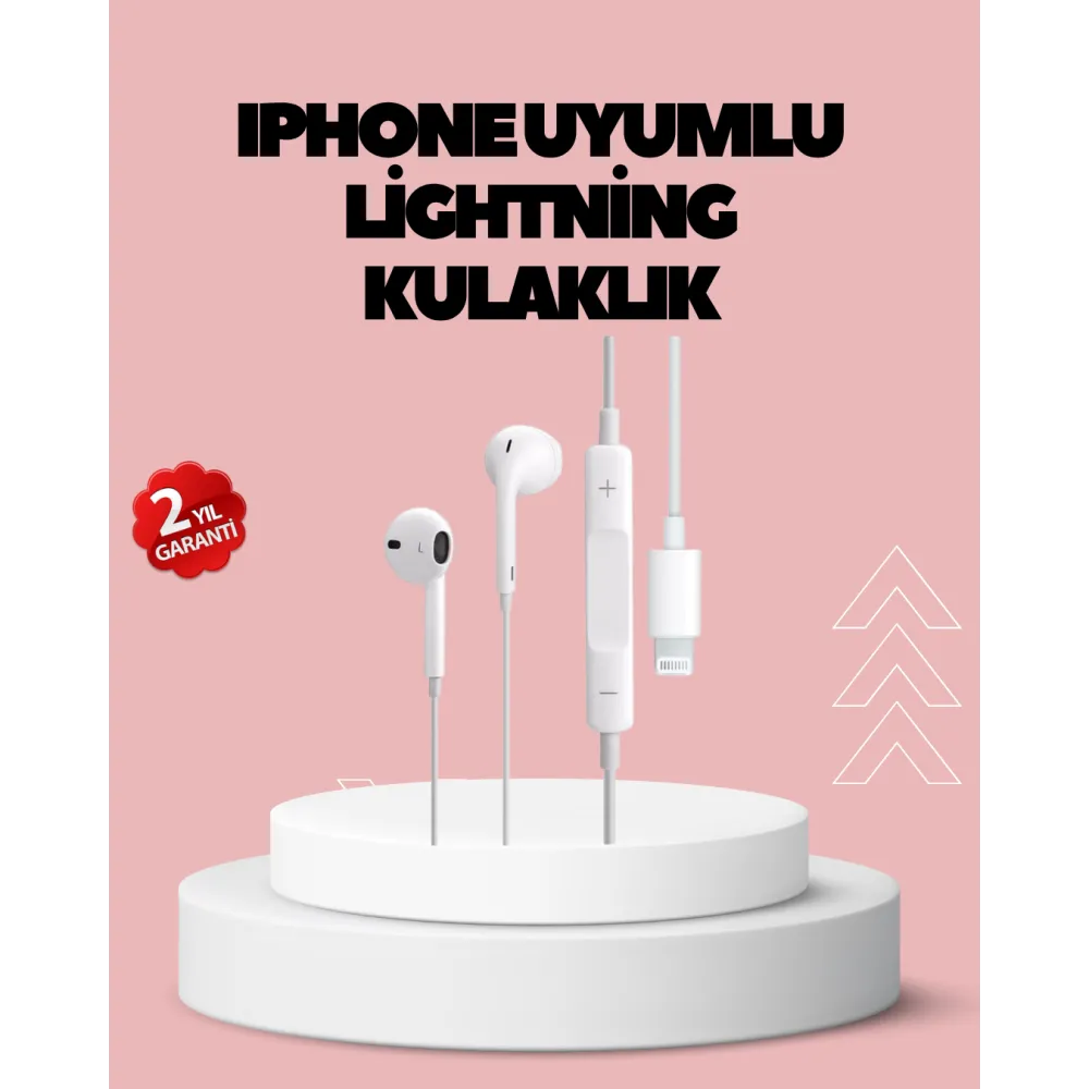 Konforlu Ergonomik Kare Tasarımlı Müzik ve Çağrı Kulaklığı