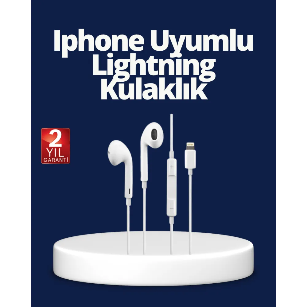 Yüksek Ses Kaliteli Mikrofonlu Kablolu Kulak İçi Kulaklık